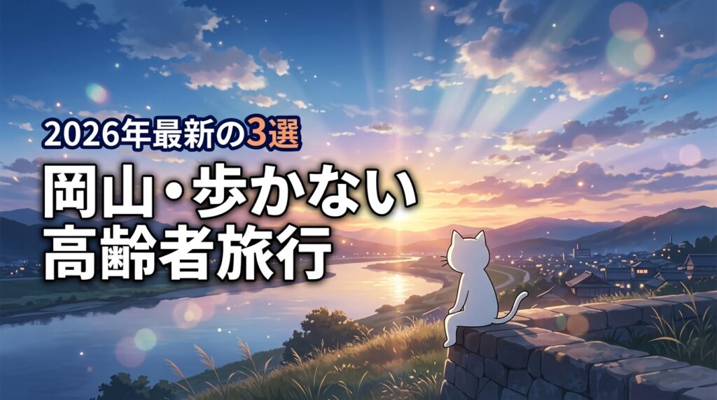 岡山で高齢者が歩かない旅行を楽しむ4つのコツ！おすすめ観光地3選