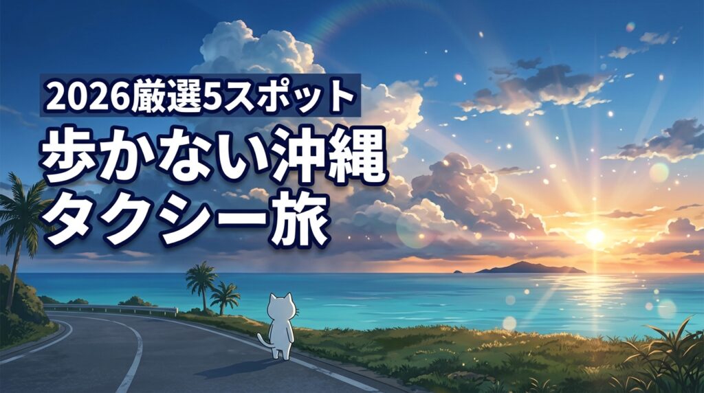 高齢者と歩かない沖縄旅行を実現！タクシー移動で楽に巡る厳選スポット5選