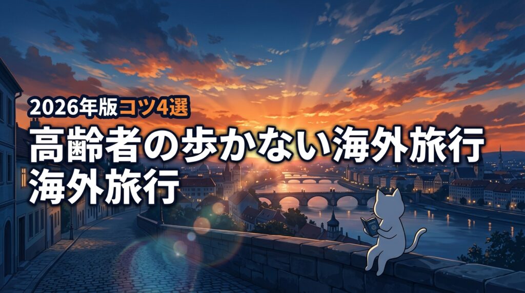 高齢者の歩かない海外旅行を成功させるコツ！おすすめ4選と移動サポート
