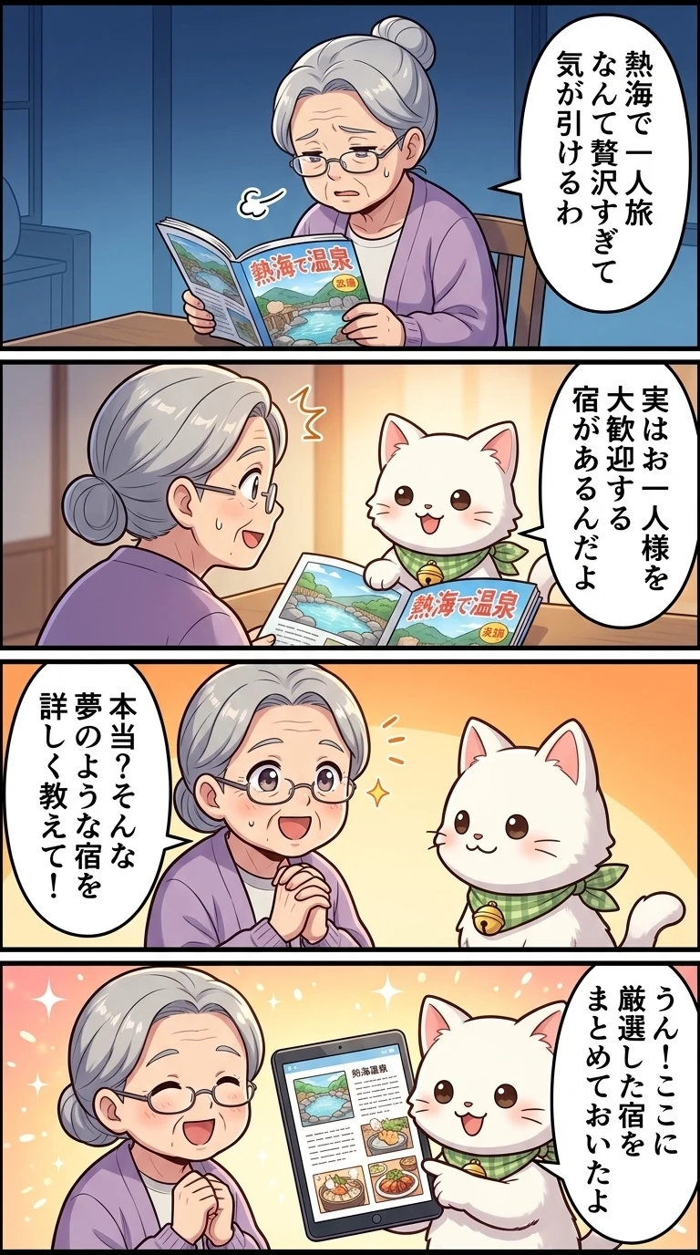 一人旅 露天風呂付き客室 部屋食 熱海
