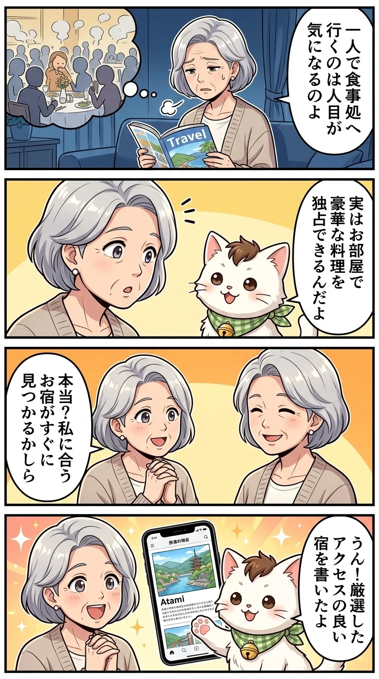 熱海 部屋食 一人旅