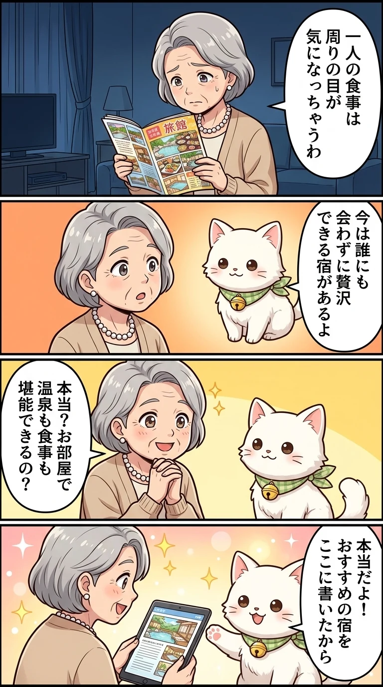 一人旅 露天風呂付き客室 部屋食 関東