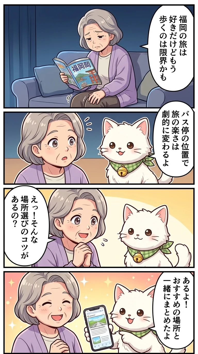 高齢者 歩かない バスツアー 日帰り 福岡県