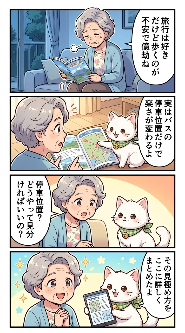 高齢者 歩かない バスツアー 日帰り