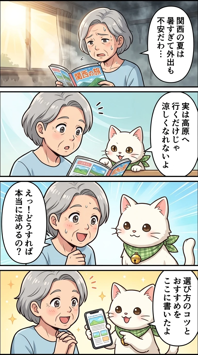 関西 高原 避暑地
