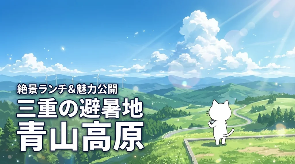 【夏の正解】三重県の避暑地、青山高原で涼しく過ごす！絶景ランチと魅力を公開