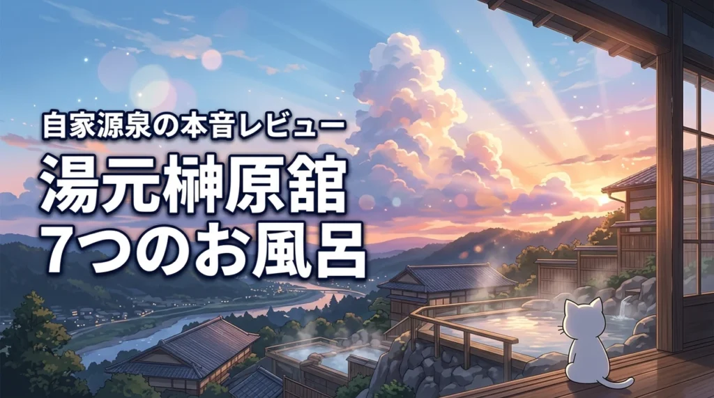 まろき湯の宿 湯元榊原舘の7つのお風呂と自家源泉かけ流しは良い？不満点も紹介