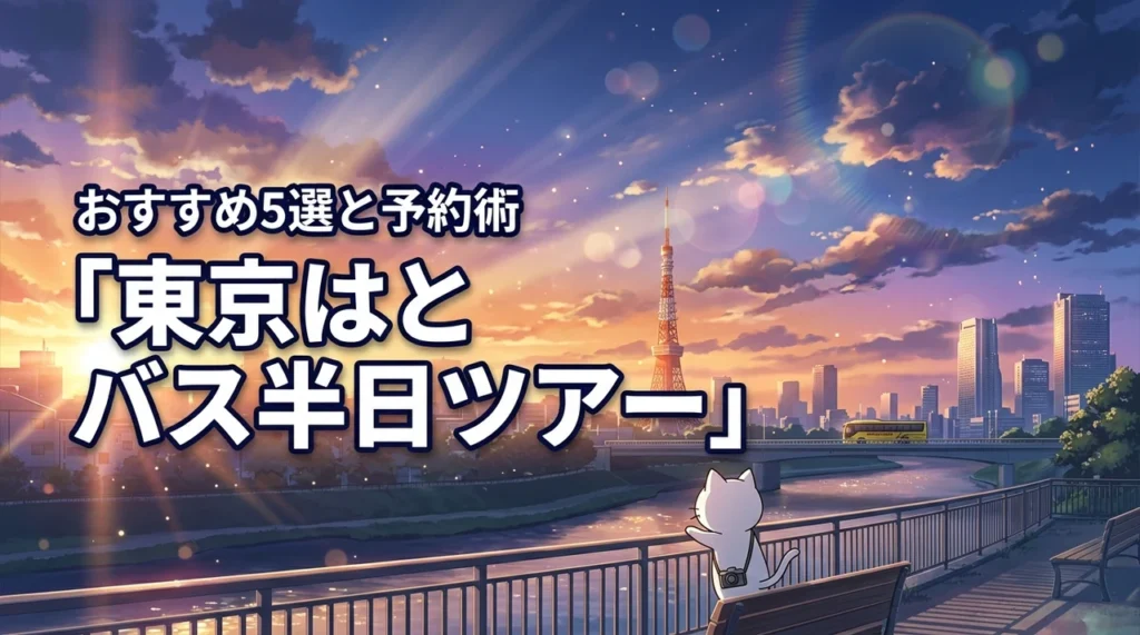 はとバスツアーで東京を半日観光！おすすめコース5選と予約方法を紹介