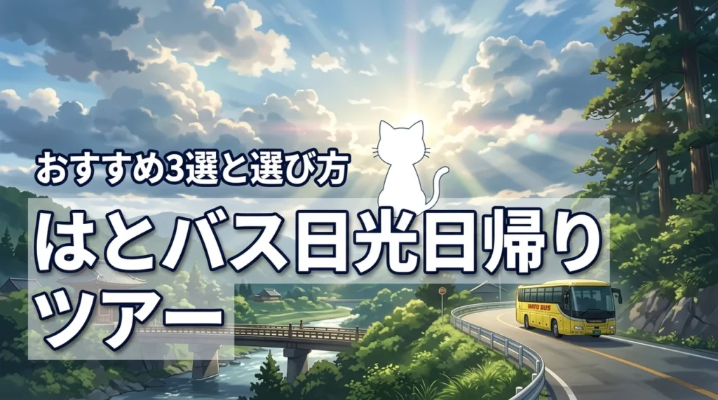 はとバスツアーの日帰り日光を満喫！人気のおすすめプラン3選と選び方