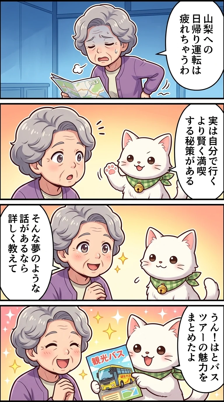 はとバスツアー 山梨 日帰り