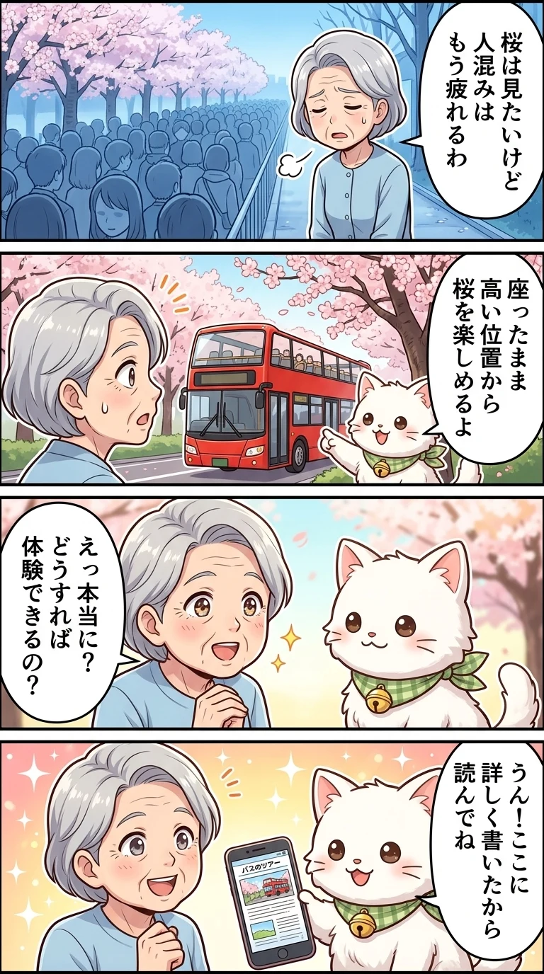 はとバスツアー 東京 桜